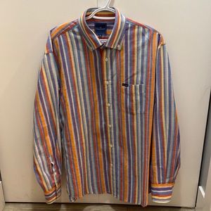 Faconnable button down shirt mens large